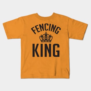 Fencing King Kids T-Shirt